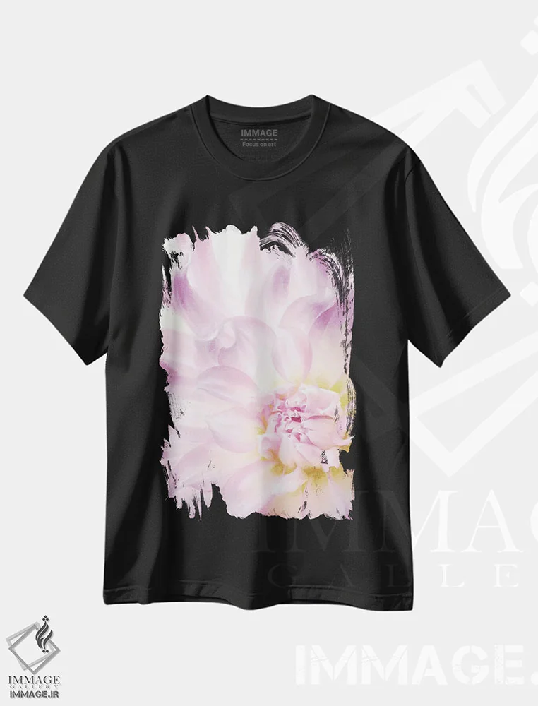 تیشرت مشکی طرح دار آثار جینز گالری - immage.ir