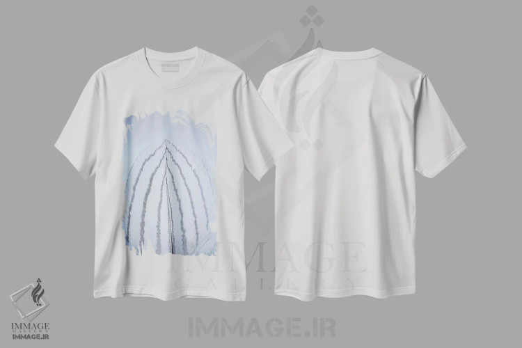 تیشرت سفید طرح دار آثار جینز گالری - immage.ir