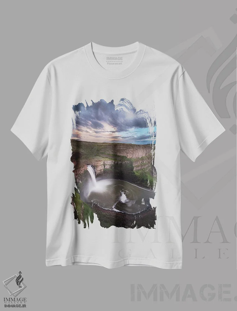تیشرت سفید طرح دار آثار جینز گالری - immage.ir