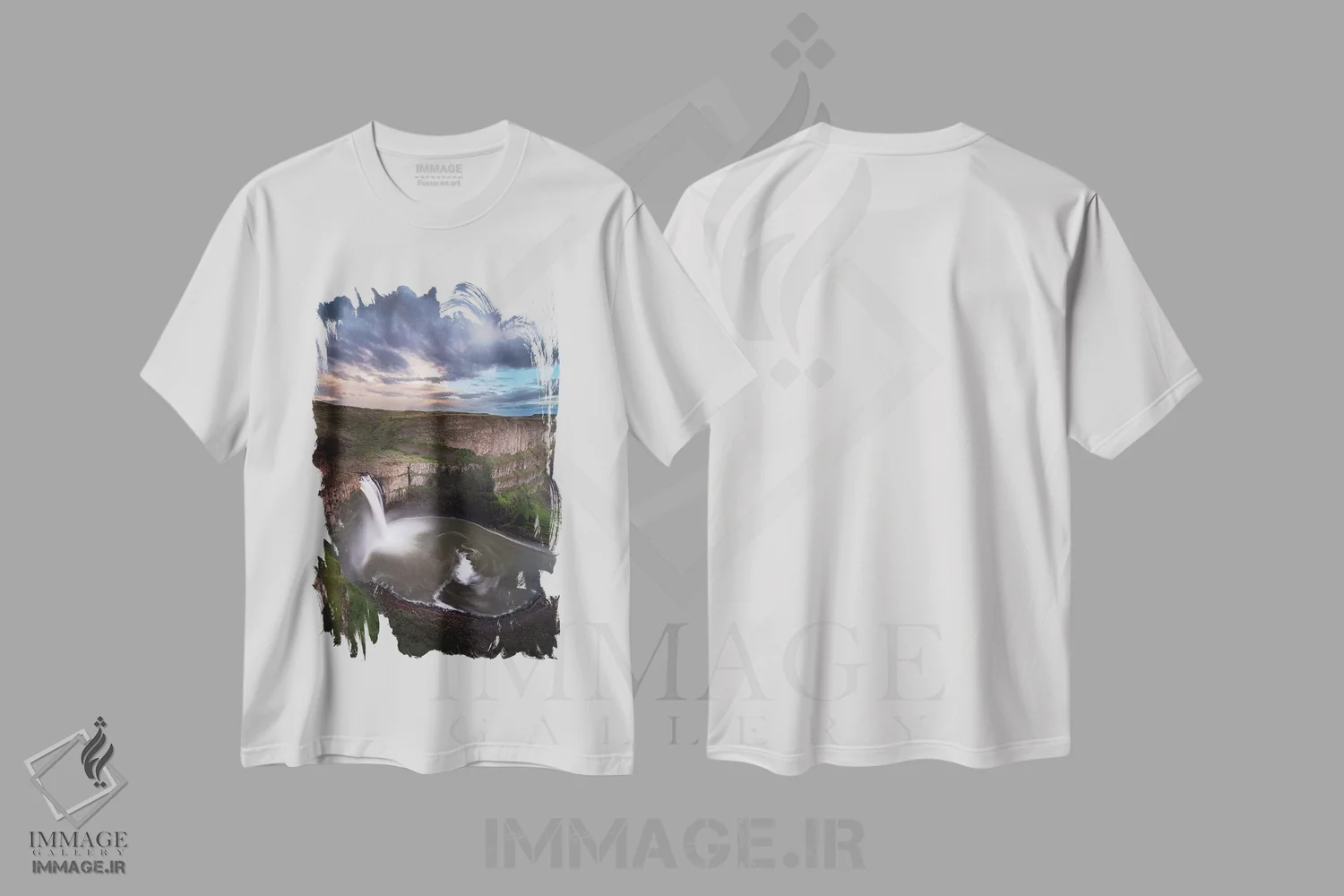 تیشرت سفید طرح دار آثار جینز گالری - immage.ir