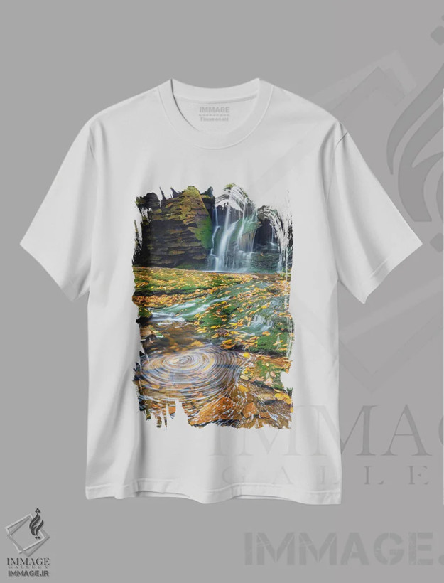 تیشرت سفید طرح دار آثار جینز گالری - immage.ir