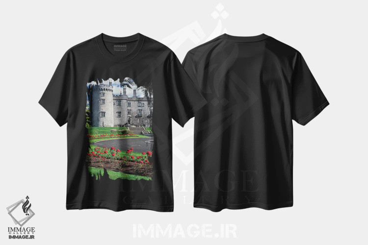 تیشرت مشکی طرح دار آثار جینز گالری - immage.ir