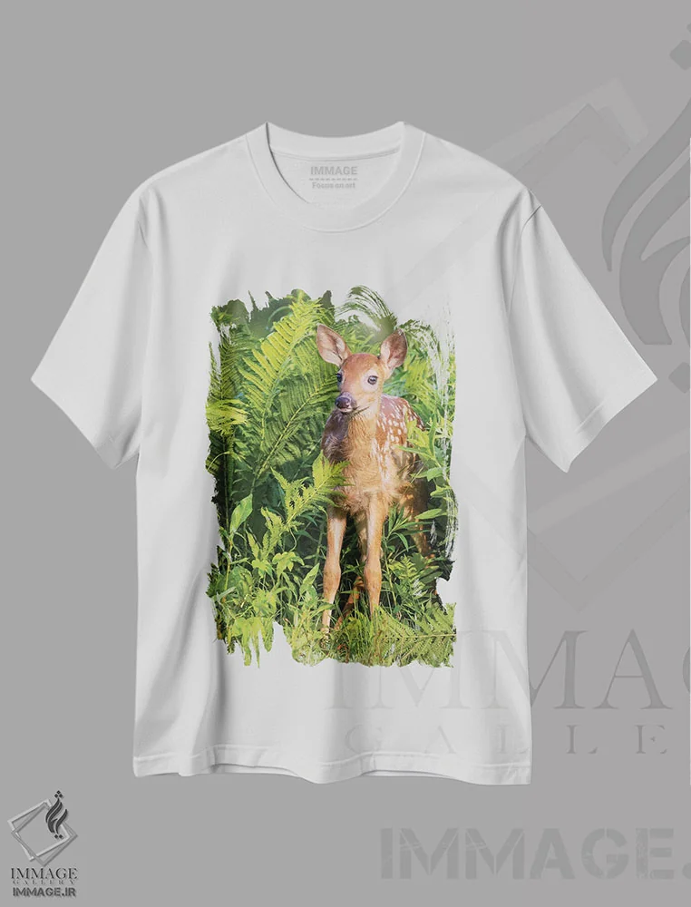 تیشرت سفید طرح دار آثار جینز گالری - immage.ir