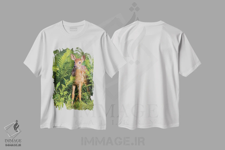 تیشرت سفید طرح دار آثار جینز گالری - immage.ir