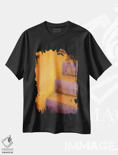 تیشرت مشکی طرح دار آثار جینز گالری - immage.ir