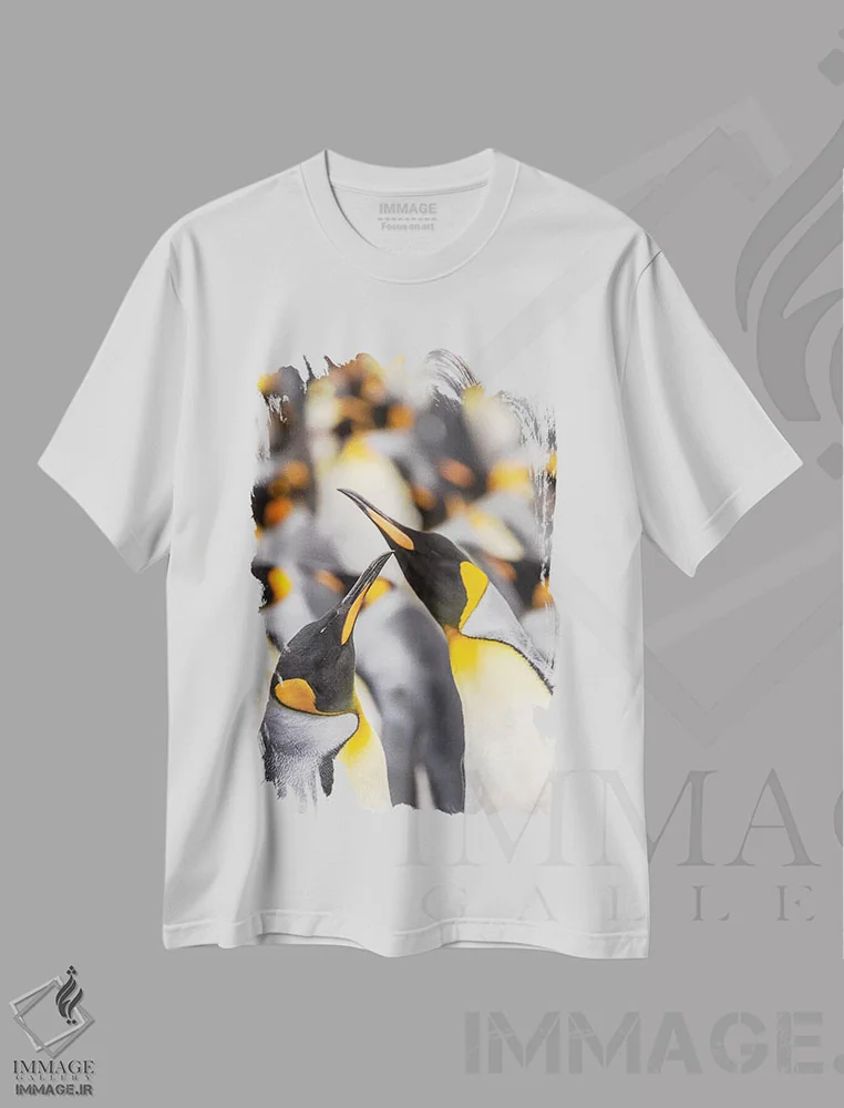 تیشرت سفید طرح دار آثار جینز گالری - immage.ir