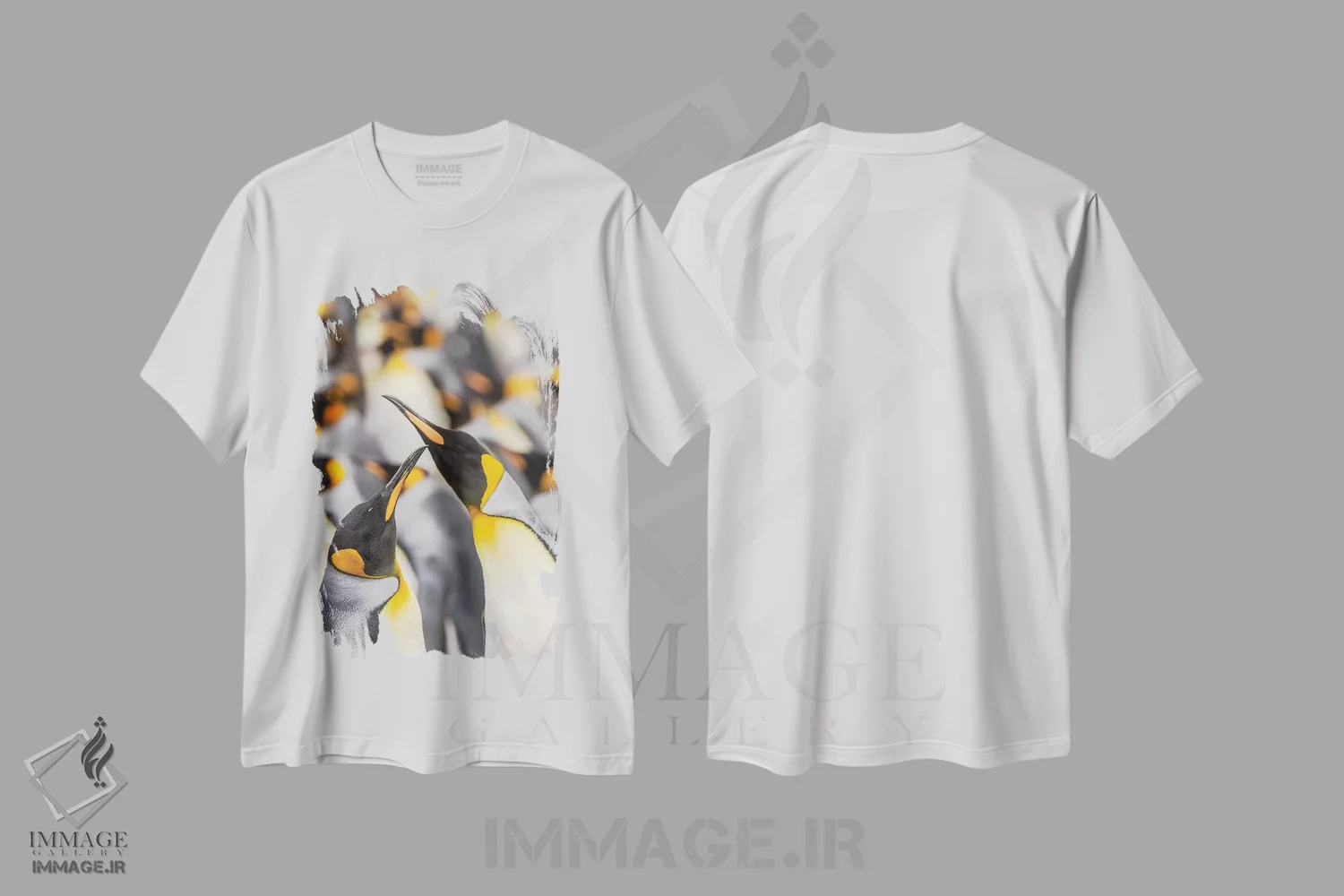 تیشرت سفید طرح دار آثار جینز گالری - immage.ir