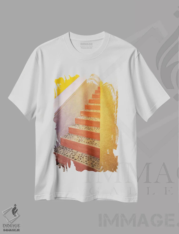 تیشرت سفید طرح دار آثار جینز گالری - immage.ir