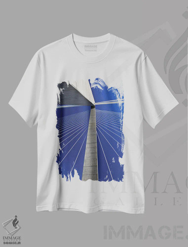 تیشرت سفید طرح دار آثار جینز گالری - immage.ir