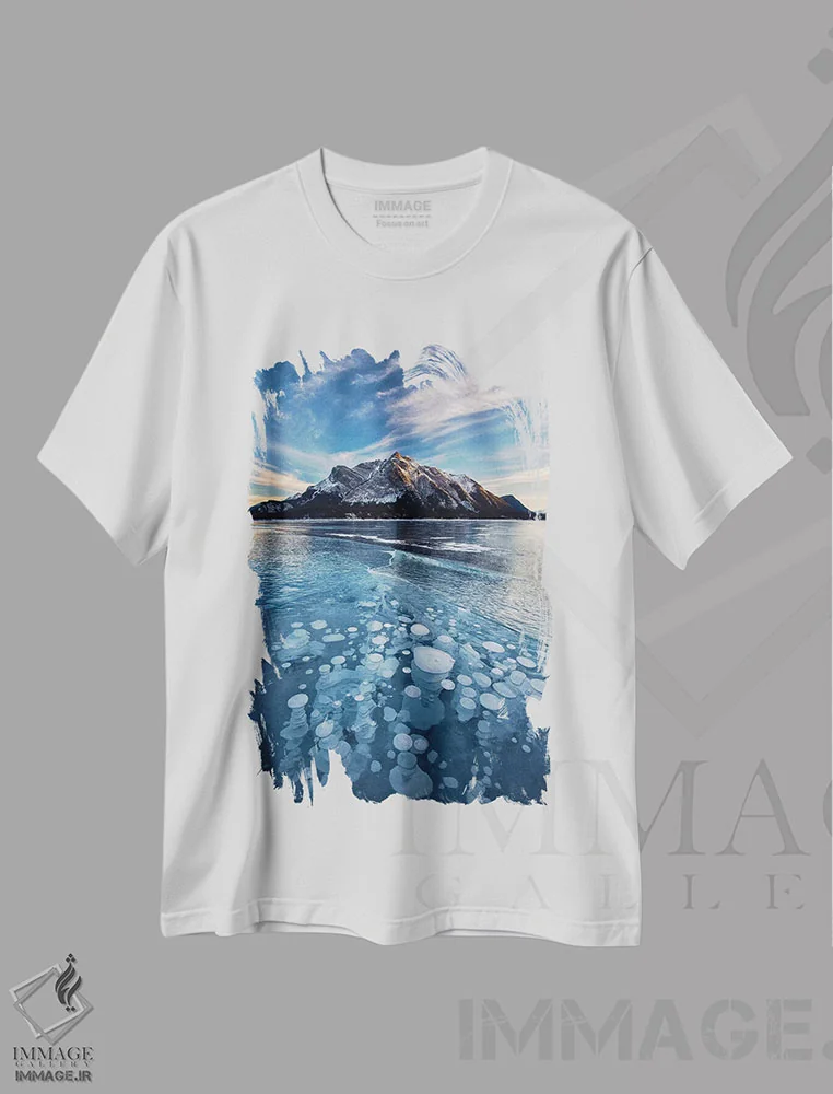 تیشرت سفید طرح دار آثار جینز گالری - immage.ir