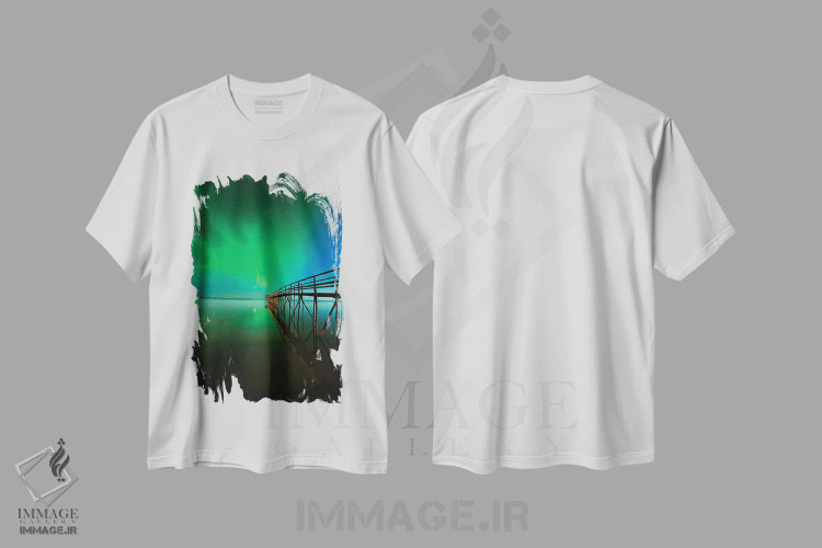 تیشرت سفید طرح دار آثار جینز گالری - immage.ir