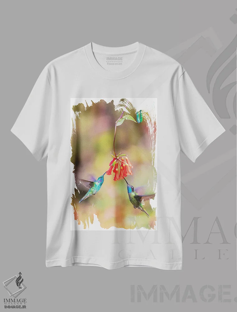 تیشرت سفید طرح دار آثار جینز گالری - immage.ir