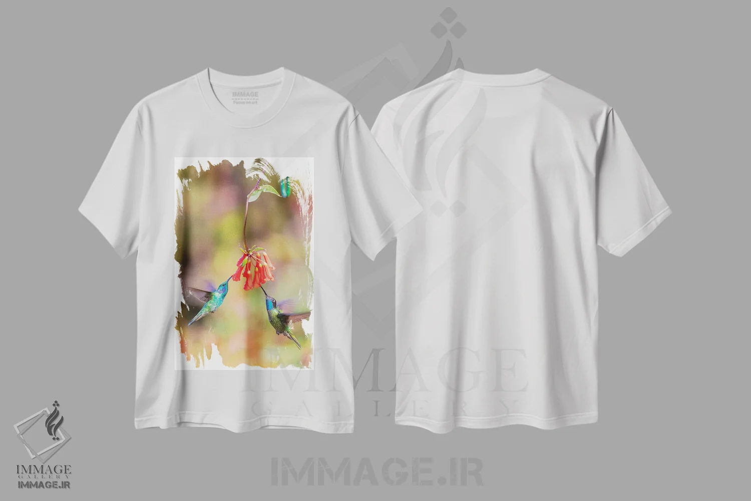 تیشرت سفید طرح دار آثار جینز گالری - immage.ir