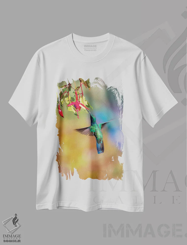 تیشرت سفید طرح دار آثار جینز گالری - immage.ir