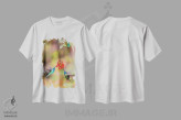 تیشرت سفید طرح دار آثار جینز گالری - فروشگاه ایماژ
