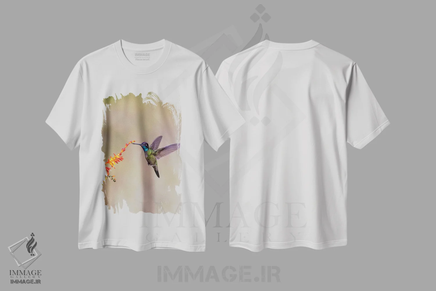 تیشرت سفید طرح دار آثار جینز گالری - immage.ir