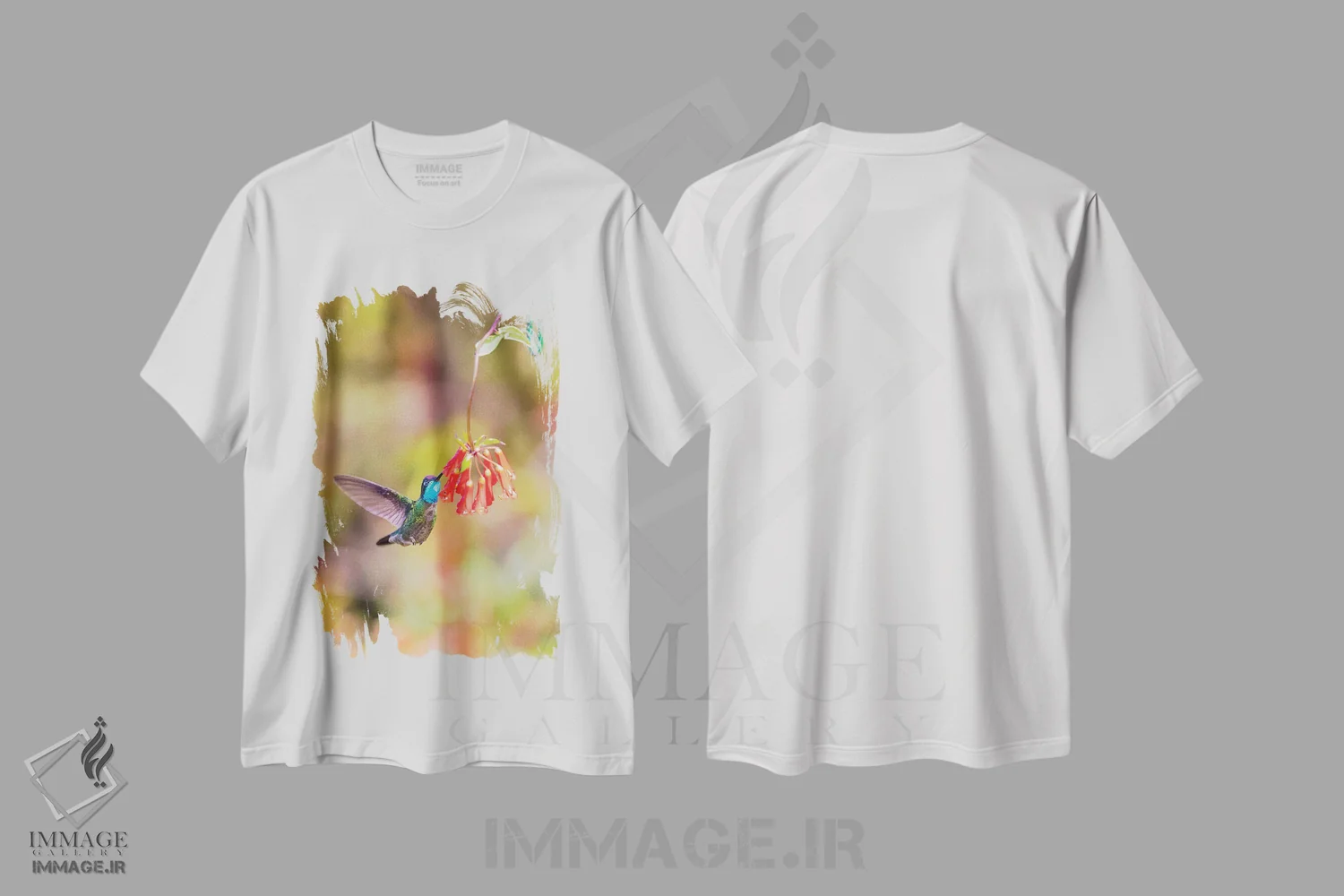 تیشرت سفید طرح دار آثار جینز گالری - immage.ir