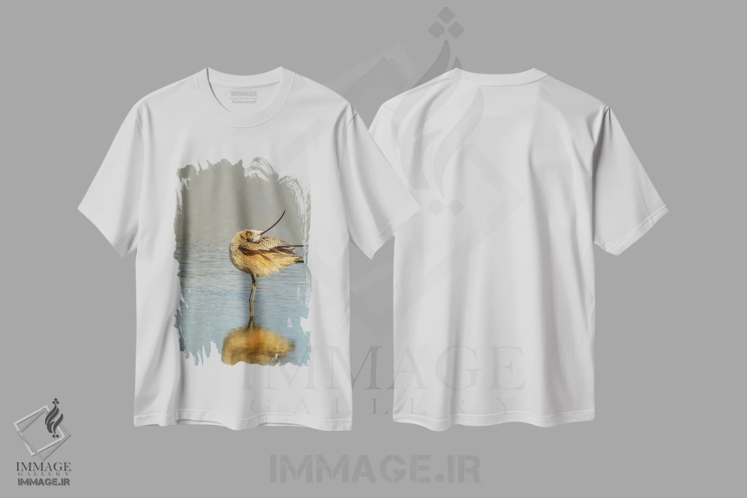 تیشرت سفید طرح دار آثار جینز گالری - immage.ir