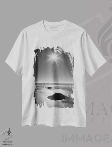 تیشرت سفید طرح دار آثار جینز گالری - immage.ir
