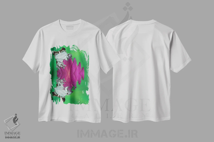 تیشرت سفید طرح دار آثار جینز گالری - immage.ir