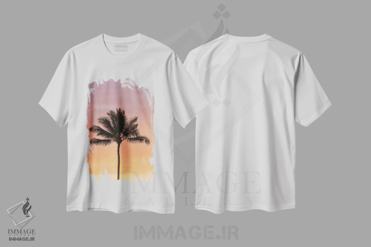 تیشرت سفید طرح دار آثار جینز گالری - فروشگاه ایماژ