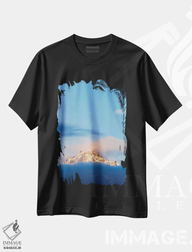 تیشرت مشکی طرح دار آثار جینز گالری - immage.ir