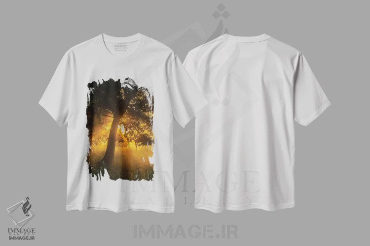 تیشرت سفید طرح دار آثار جینز گالری - immage.ir