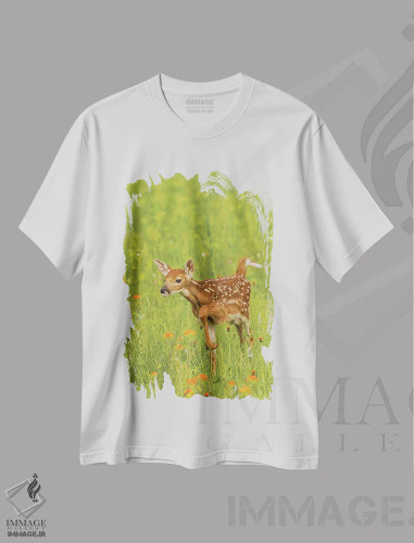 تیشرت سفید طرح دار آثار جینز گالری - immage.ir