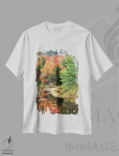 تیشرت سفید طرح دار آثار جینز گالری - immage.ir