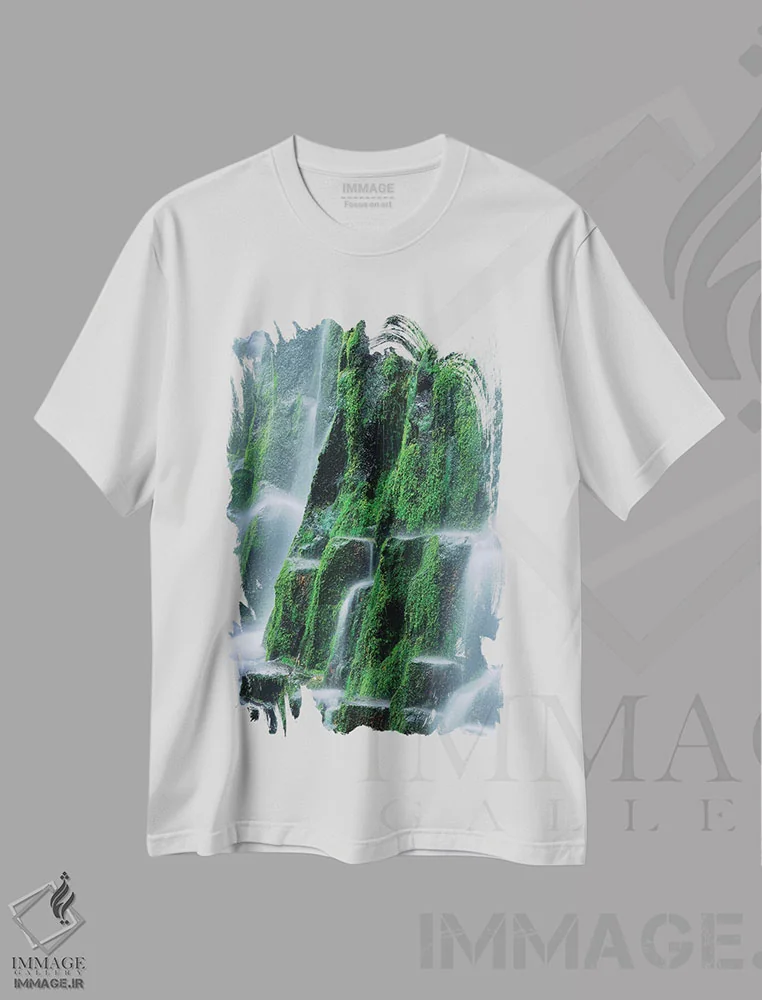 تیشرت سفید طرح دار آثار جینز گالری - immage.ir