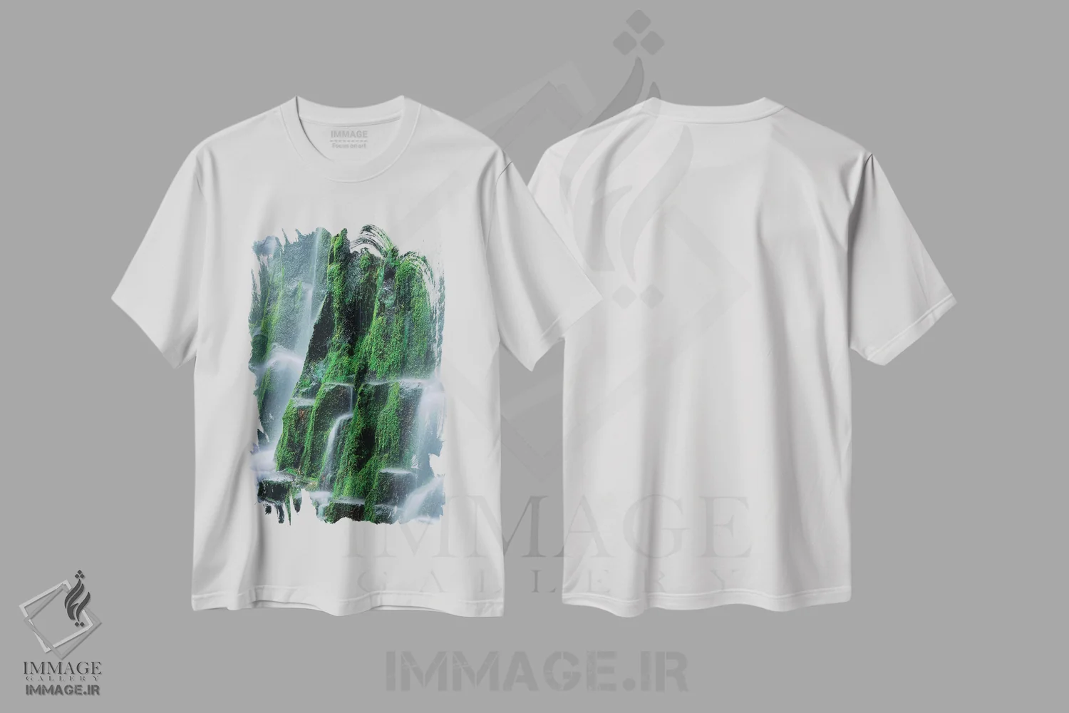 تیشرت سفید طرح دار آثار جینز گالری - immage.ir