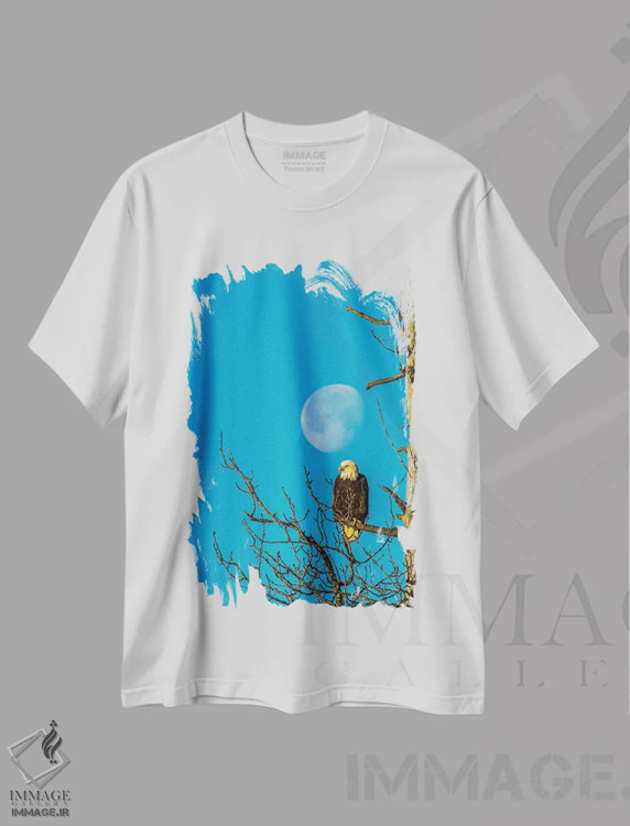 تیشرت سفید طرح دار آثار جینز گالری - فروشگاه ایماژ
