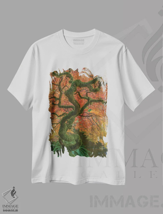 تیشرت سفید طرح دار آثار جینز گالری - immage.ir