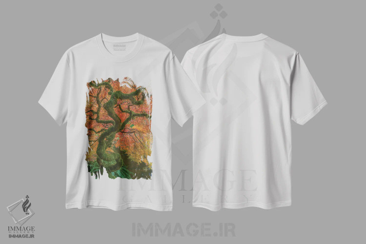 تیشرت سفید طرح دار آثار جینز گالری - immage.ir