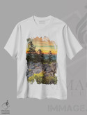 تیشرت سفید طرح دار آثار جینز گالری - immage.ir