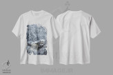 تیشرت سفید طرح دار آثار جینز گالری - immage.ir