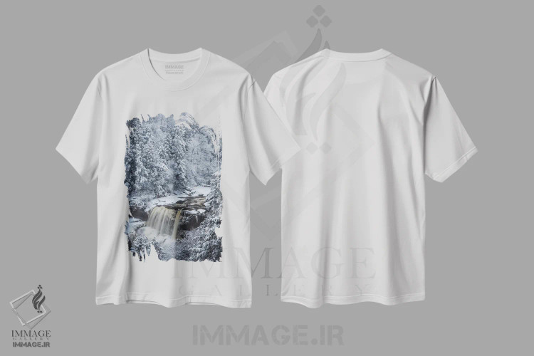 تیشرت سفید طرح دار آثار جینز گالری - immage.ir
