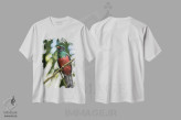 تیشرت سفید طرح دار آثار جینز گالری - immage.ir