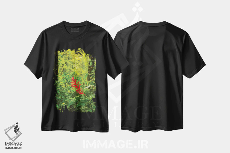 تیشرت مشکی طرح دار آثار جینز گالری - immage.ir