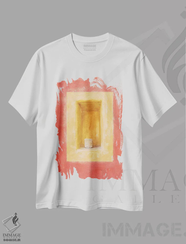 تیشرت سفید طرح دار آثار جینز گالری - immage.ir