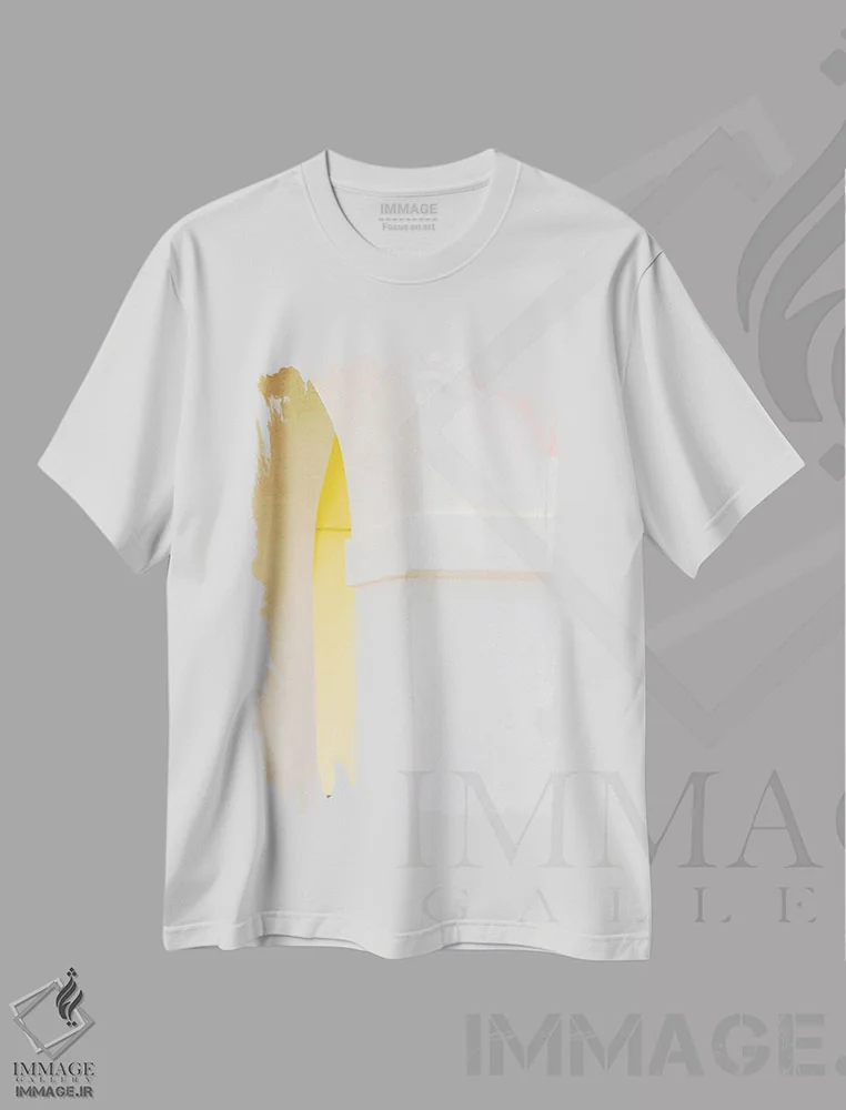 تیشرت سفید طرح دار آثار جینز گالری - immage.ir