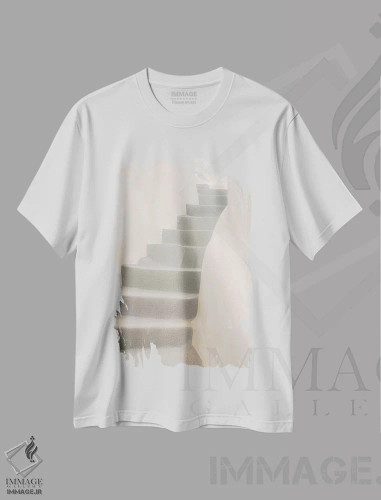 تیشرت سفید طرح دار آثار جینز گالری - immage.ir