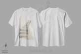 تیشرت سفید طرح دار آثار جینز گالری - immage.ir