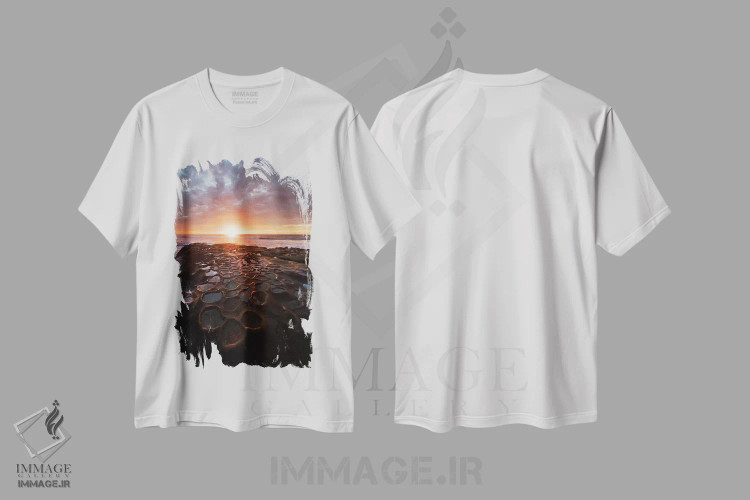تیشرت سفید طرح دار آثار جینز گالری - immage.ir