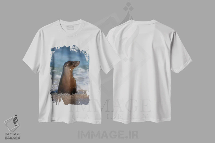 تیشرت سفید طرح دار آثار جینز گالری - immage.ir