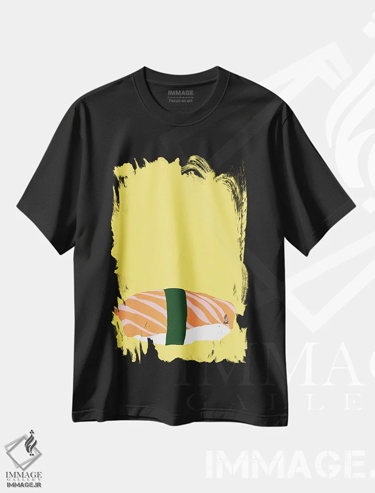تیشرت مشکی طرح دار نیگیری، هنر دیجیتال اثر جیمی متز | immage.ir