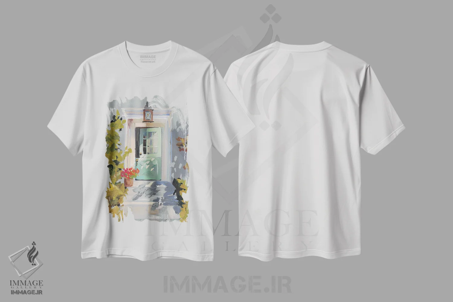 تیشرت سفید طرح دار در هلندی، دکور معاصر اثر جنی وستنهوفر | immage.ir