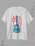 تیشرت سفید طرح دار آستین؛ پایتخت موسیقی زنده جهان، هنر دیجیتال اثر جیم زانیسر | immage.ir