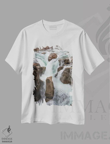 تیشرت سفید طرح دار آثار جودیت زیمرمن - immage.ir