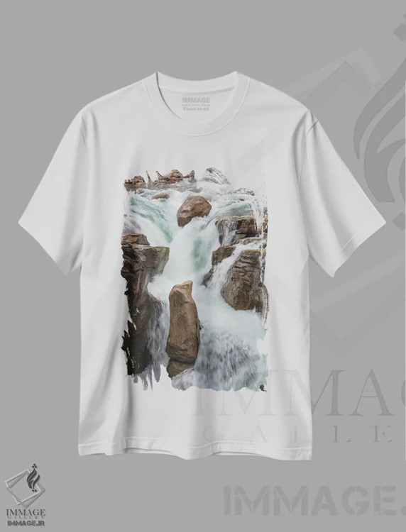 تیشرت سفید طرح دار آثار جودیت زیمرمن - immage.ir